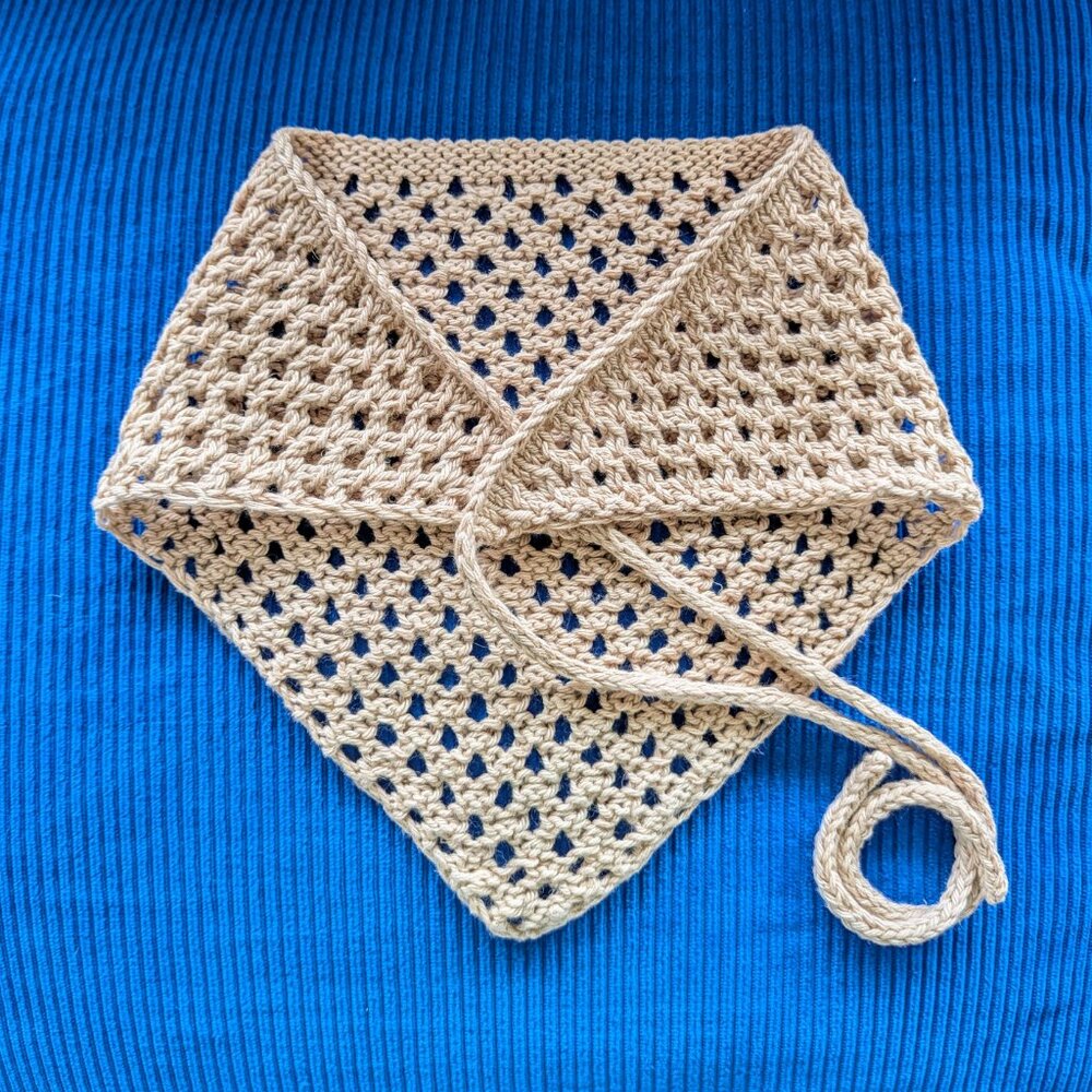 Cottagecore Bandana | Belt triangle | Boho Hair Scarf | Retro Hair Kerchief